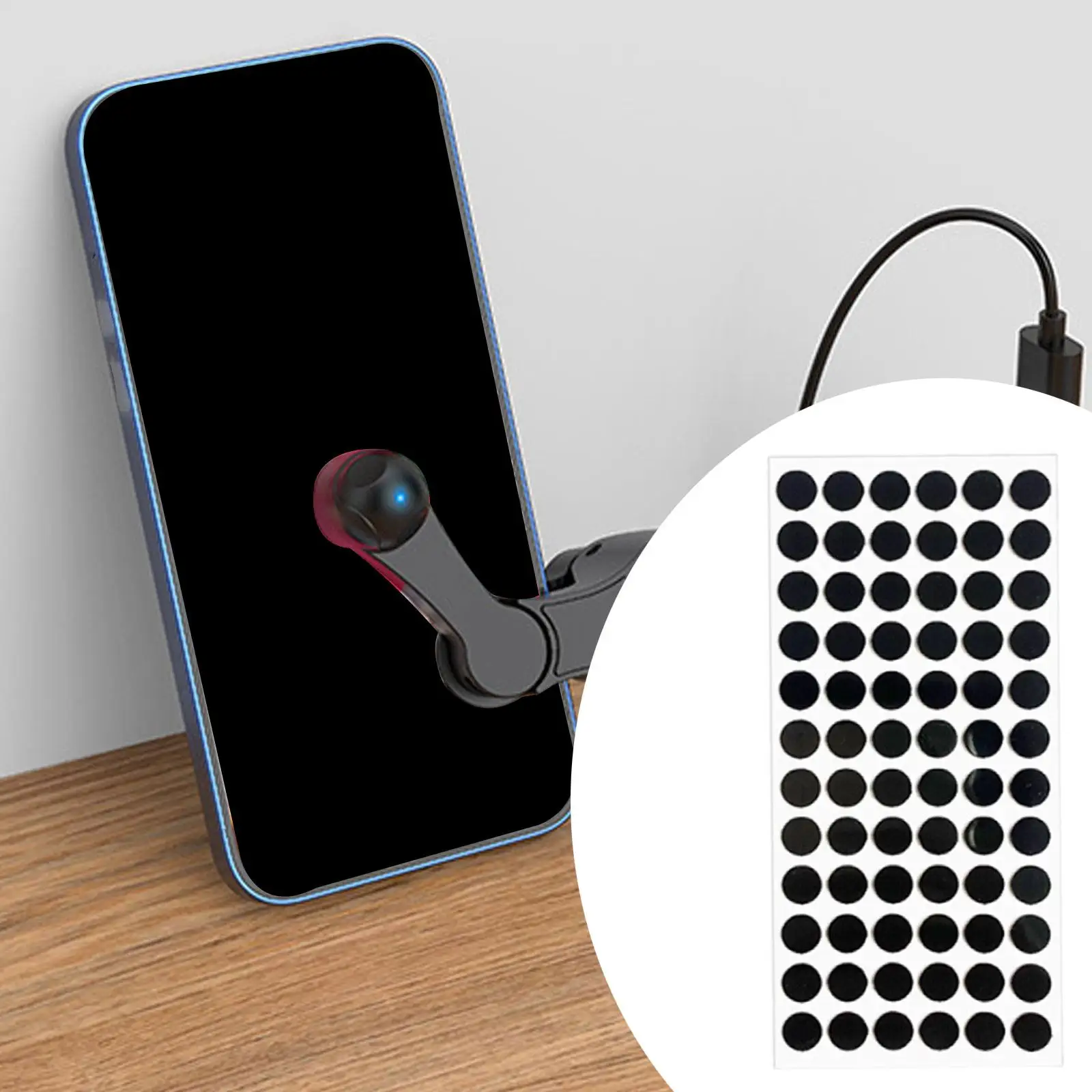 Phone Screen Sticker Protection 8.5mm Easy to Install Round Sticker