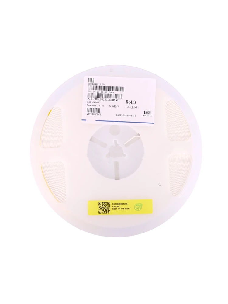 Um remendo de termistor NTC, Uma placa cheia de 4.000 termistores, CMFA204J3950HANT 0805 0603 5% 1k 2k 6.8k 10k 33k 47k 120k 200k 330K 560K