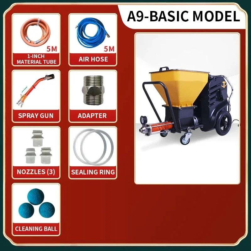 

Stone-Effect Paint Sprayer; Multi-Function All-in-One Sprayer for Putty, Cement Mortar, and Fire-Retardant Coatings (Customized)