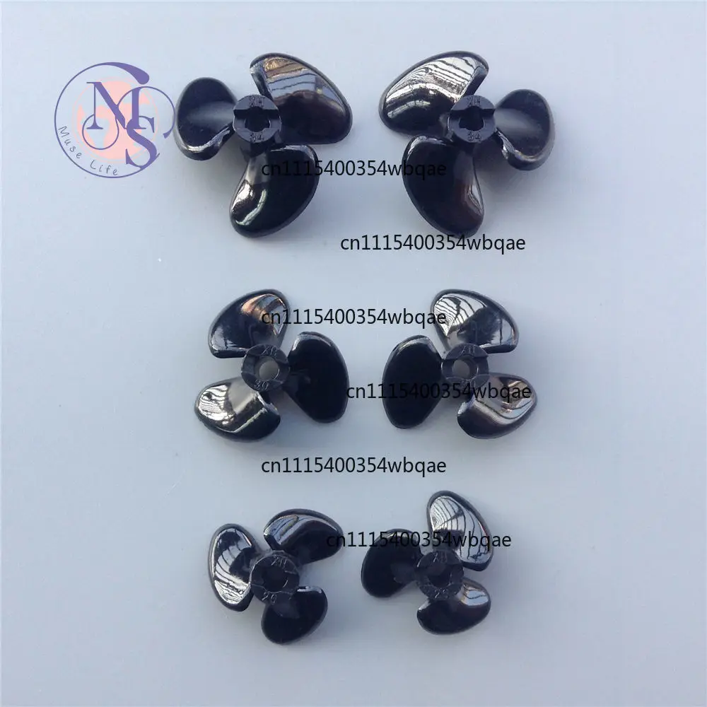 3-Blade High Speed Fully Immersed Propeller, RC Boat Prop 26/30/34mm, 3mm 4mm Shaft Hole