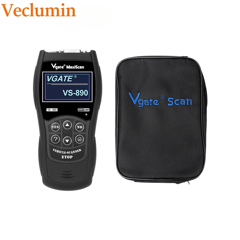 Scan Tool Car VS-890 OBD II Diagnostic Scanner Tool Engine Tester OBD2 Scanner Car Fault Code Reader Universal Vgate Maxiscan