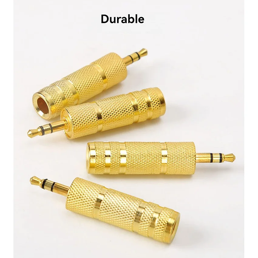 6.35 ثقب أنثى إلى 3.5 ذكر التوصيل محول الصوت للبيانو الإلكتروني/ستيريو/أجزاء الميكروفون 1 قطعة/1 زوج/5 قطعة الاتحاد الروتاري
