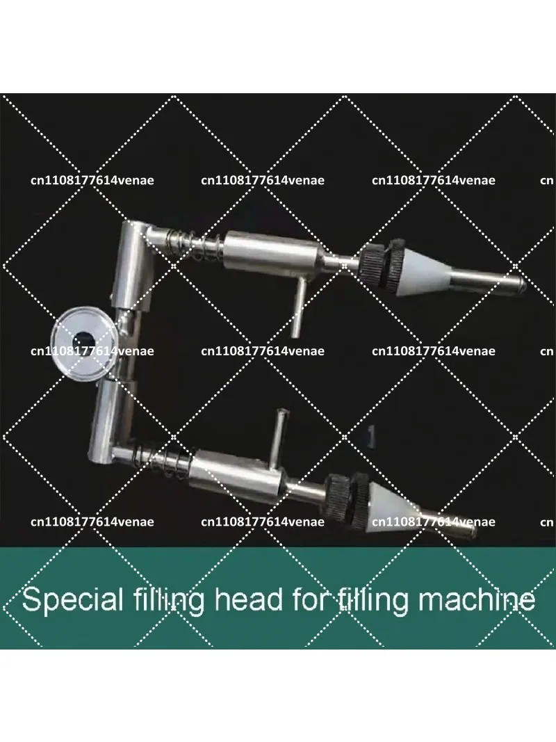 Precision 304 Stainless Steel Gravity Filling Nozzle Head, Replacement Spout for Liquid Filler & Patching Machine