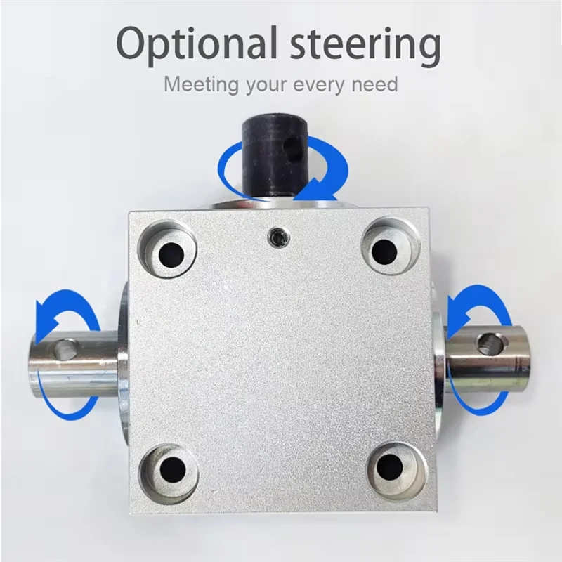 

WCS-1:1 Horizontal Right Angle Gearbox With 15Mm Shaft 1.5M Module 20T Teeth 90-Degree Commutator Side Installation