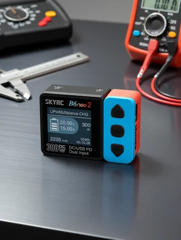 NEW SKYRC B6neo 2 Smart Charger Multi-Function Smart Charger DC 300W PD 80W LiPo/LiFe/Lilon/LiHV/NiMH/NiCd/Pb Battery Charger
