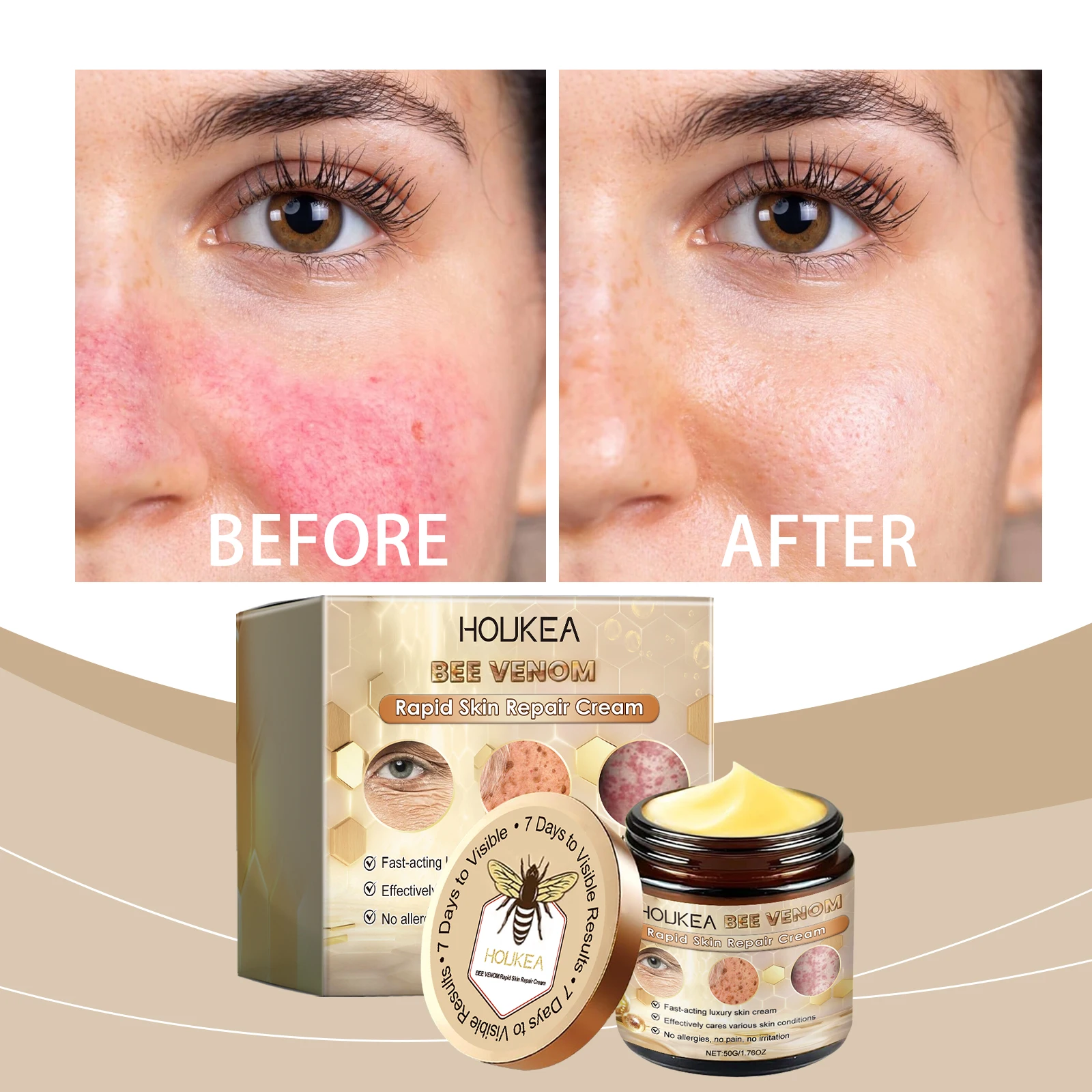 "Creme Hidratante Profundo - Creme Facial de Hidratação Intensa e Barreira Protetora para Pele Seca e Desidratada |   Nutrimento 24 horas para