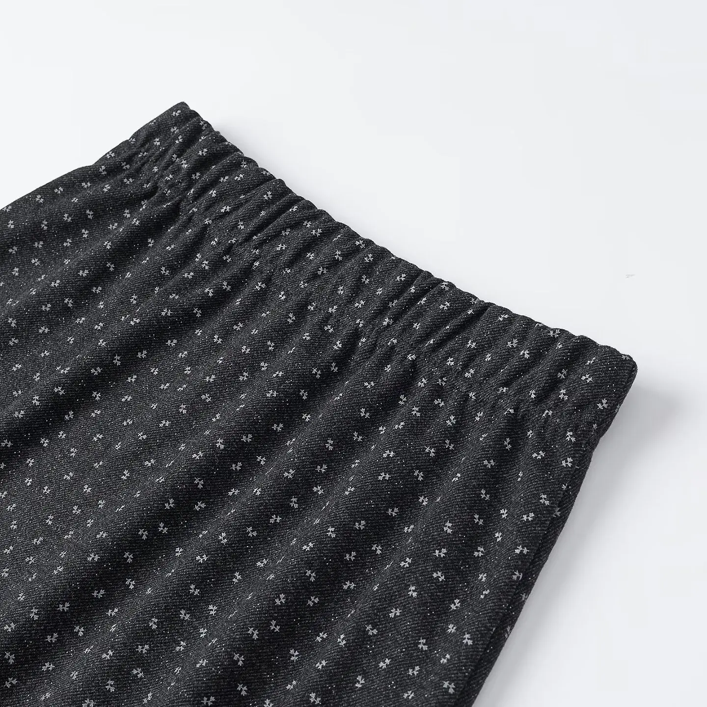 French Style Wave Point A Line Skirt Winter Autumn Women's New Style Ruffled Skirt Printed Half-length Skirt Polyester Camleteen
