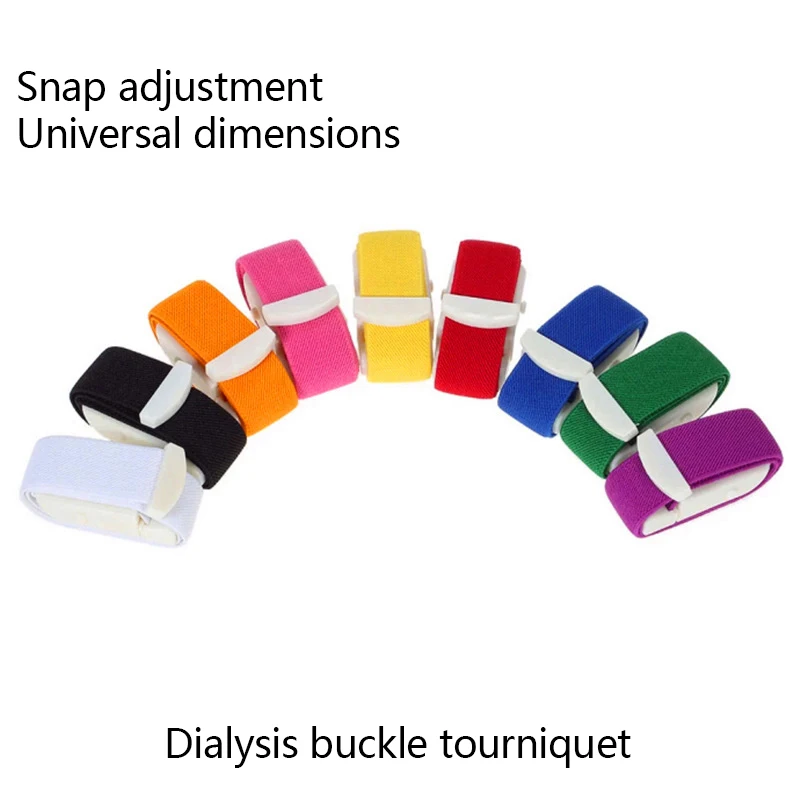 1Pcs Colorful Medical Paramedic Tourniquet Quick Release Buckle Outdoor Sport Emergency For First Aid Medical Nurse General Use