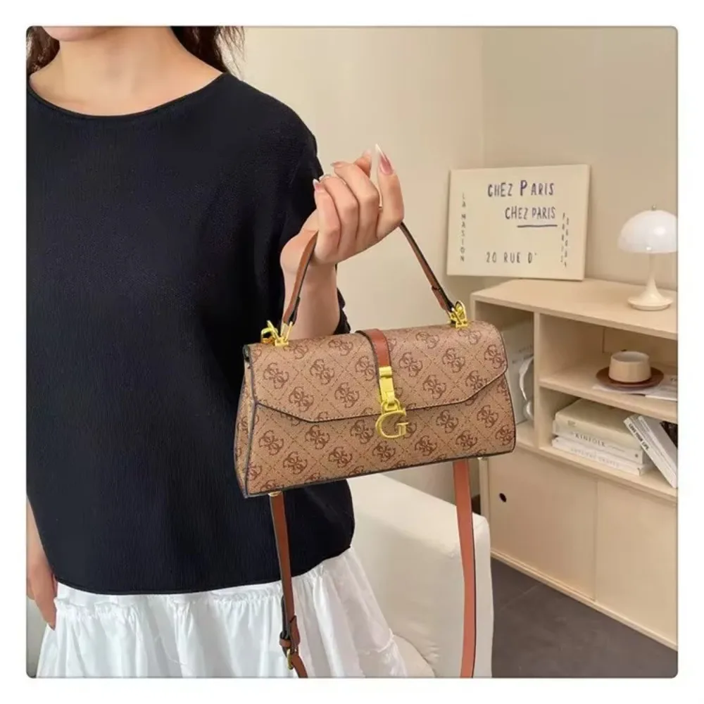 Bolso de mano de alta gama, de estilo casual y diseño europeo y americano, bolso bandolera original para mujer, bolso de hombro elegante y atemporal.