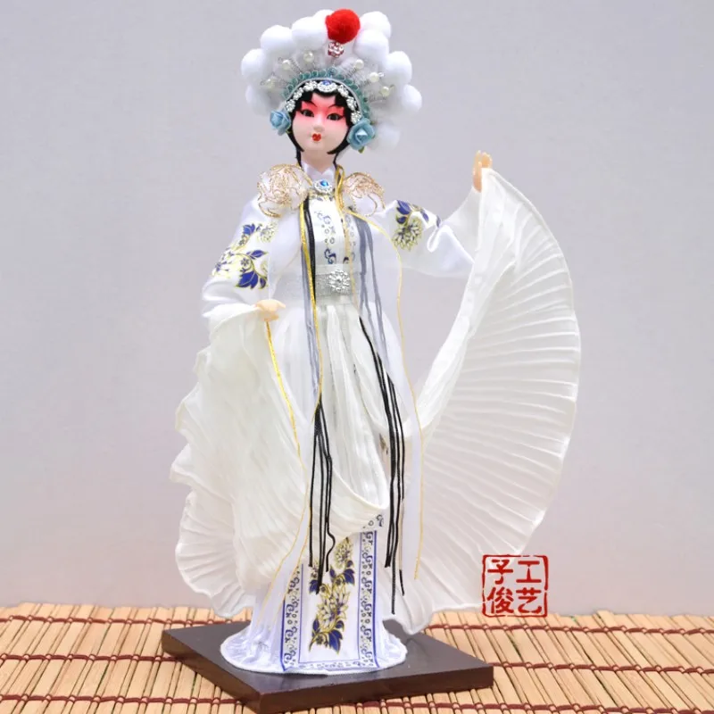 Chinese Style Handicrafts Desktop Ornaments Beijing Opera's Characteristic Dolls Toy Home Decoration