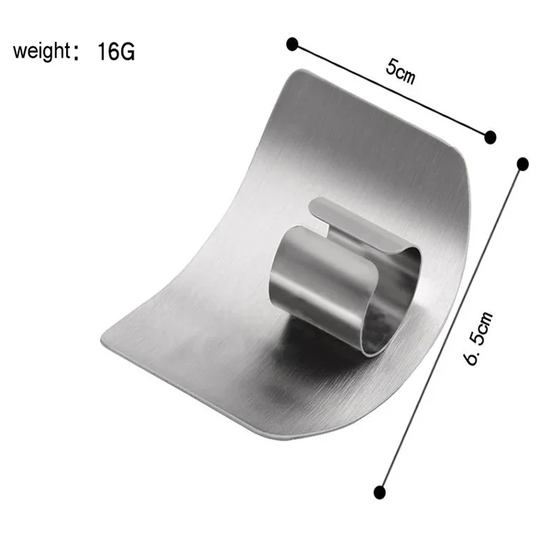 Stainless Steel Finger Protector Cutting Meat And Vegetables Finger Safety Fingerboard Multi-Functional Kitchen Tool Accessories - Image 6