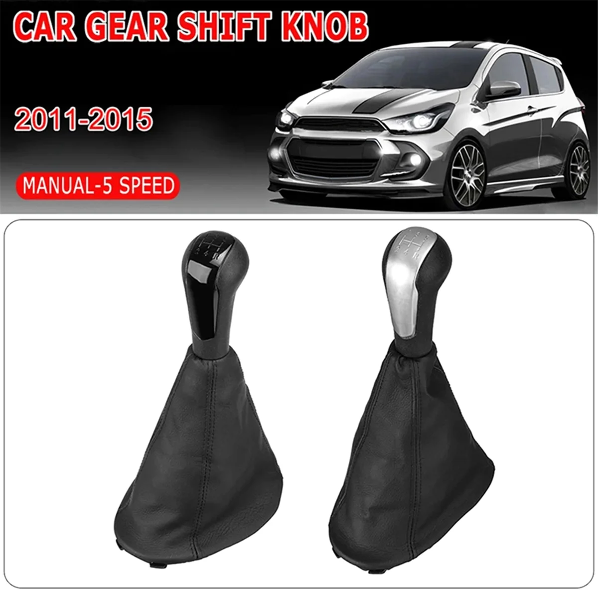 หัวเกียร์5สปีดกระปุกเกียร์แบบแมนนวลพร้อมบูตสำหรับ Chevrolet Spark holden barina Spark M300 2011-15 B