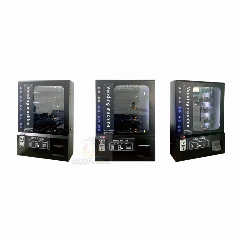 Automatic Small Wall Mounted QR Code Token Enabled SDK Compatible Wi-Fi Integrated Chips Snack Vending Machine