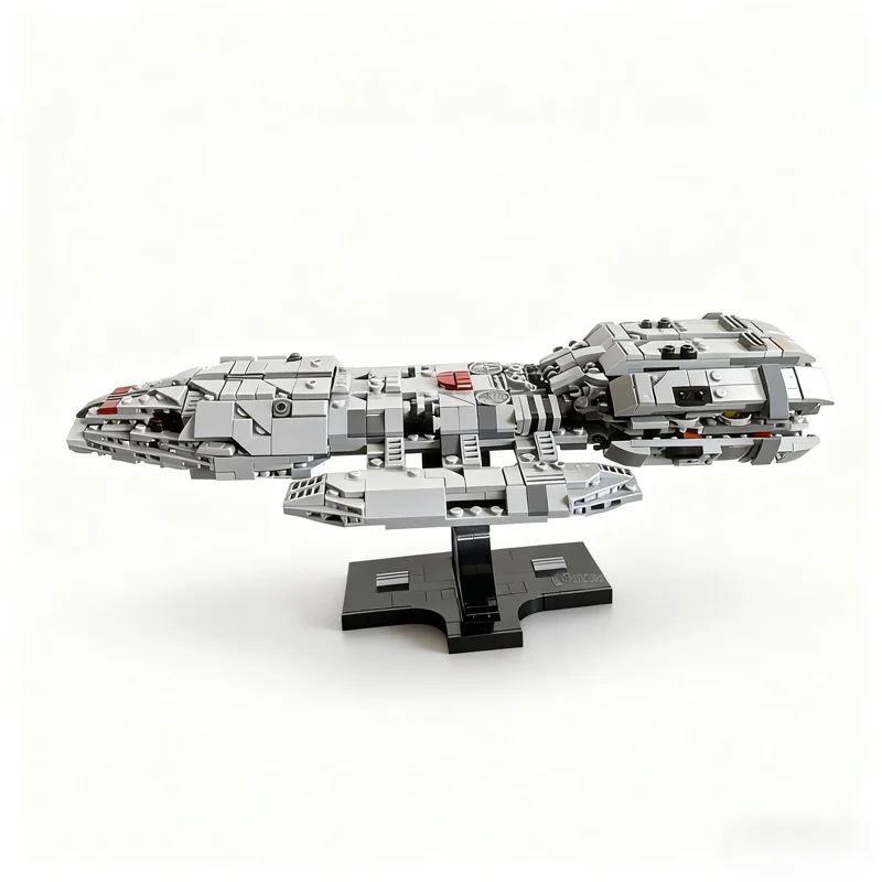 727 pçs moc battlestar pegasus midi escala ícones modelo blocos de construção brinquedo presentes natal arquitetura idéia educação tijolo