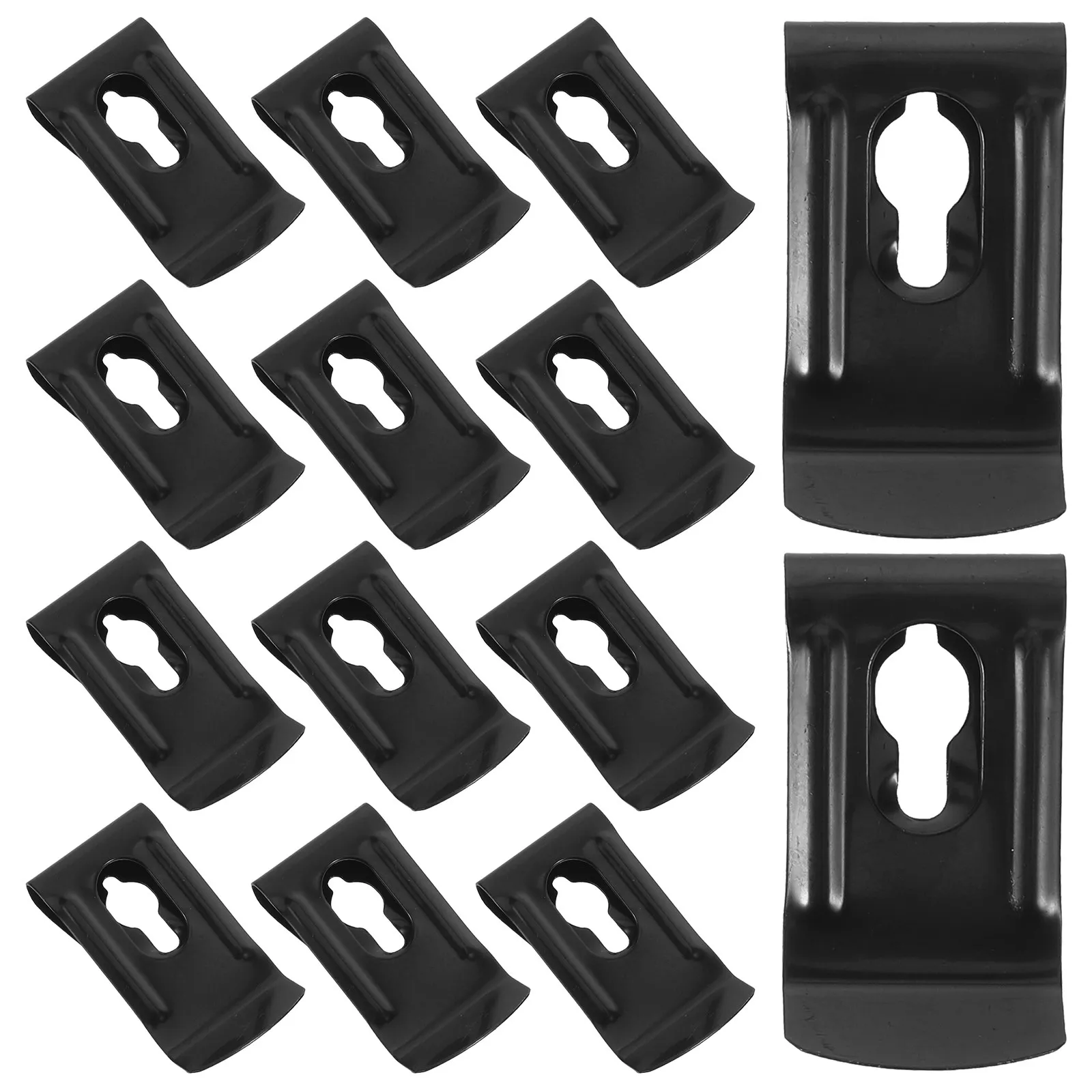 20Pcs Tape Measure Back Clip Universal Nickel-Plated Steel Replacement Belt Clip Holder for Measuring Tools Workshop and