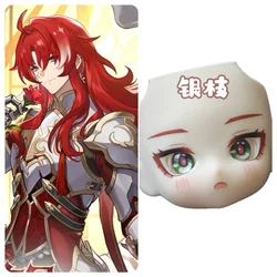 Argenti Ob11 Face Anime Game Cosplay Handmade Make-up Open Eyes with Eyeballs Faceplate