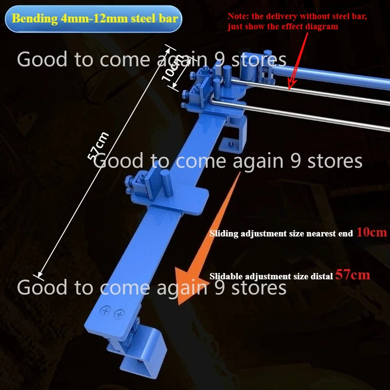 

Mini Portable Handheld Manual Rebar Bender Construction Reinforcing Bar Stirrup Bending Machine Bending 4mm-12mm Steel Bar