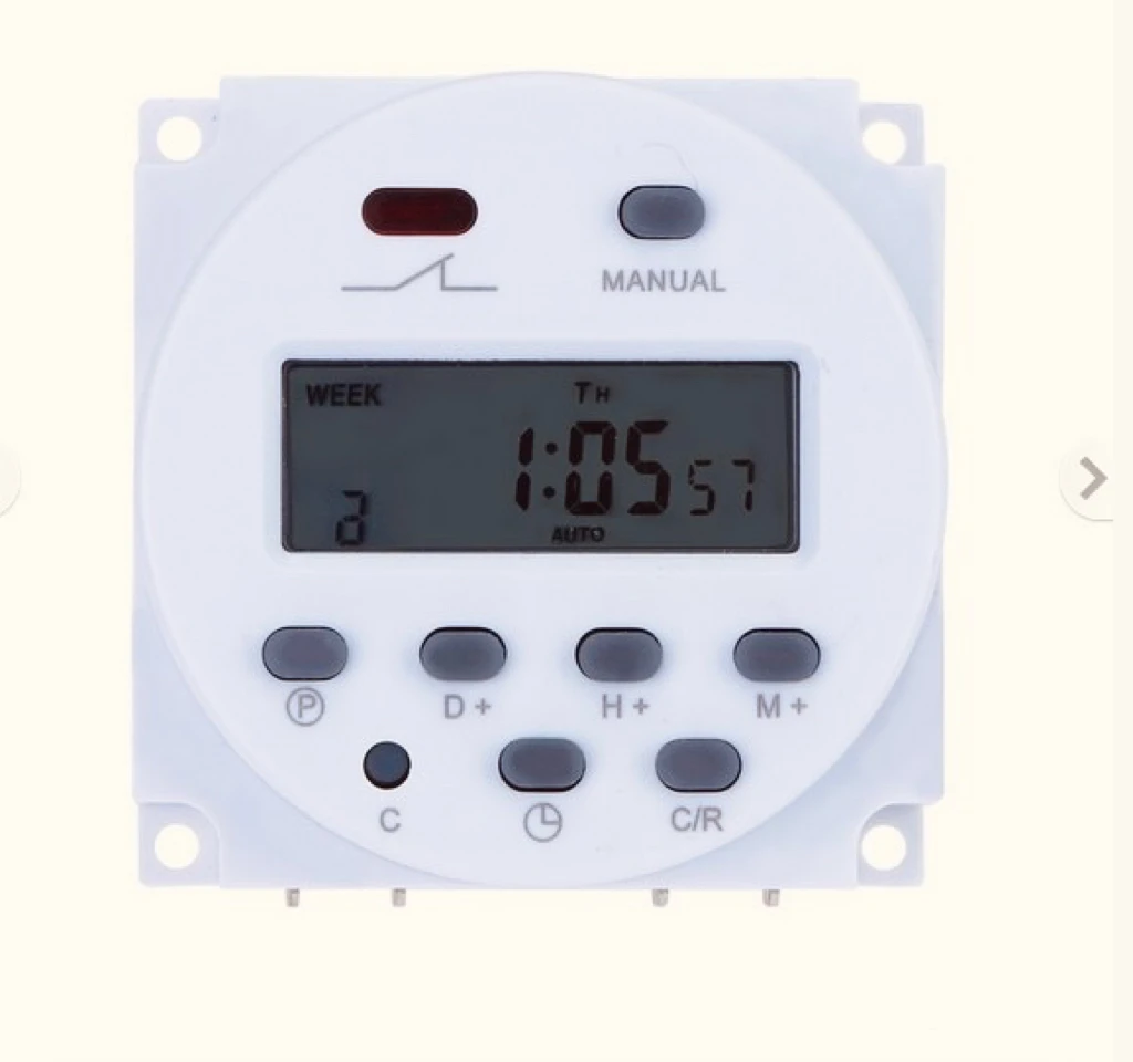 12V 24V 110V 220V YP109A Digital LCD Power Timer Programmable Time Switch Relay CN101 Timer Switch Power Timer