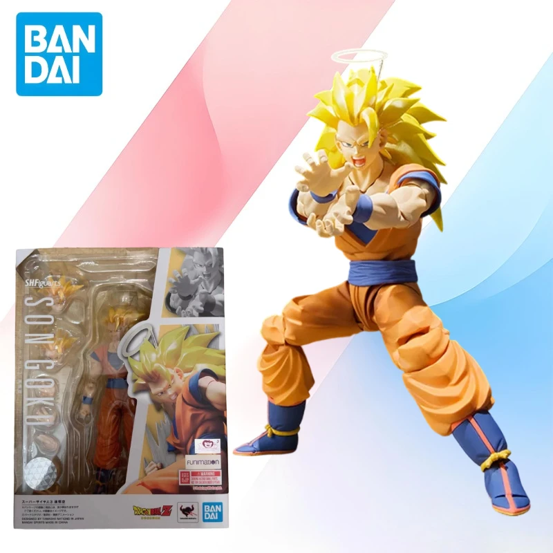 

In Stock BANDAI Original S.H.Figuarts DRAGON BALL SON GOKU SSJ3 VEGETA SHF Action Figure Model Gift for Kid Foam Box Packaging