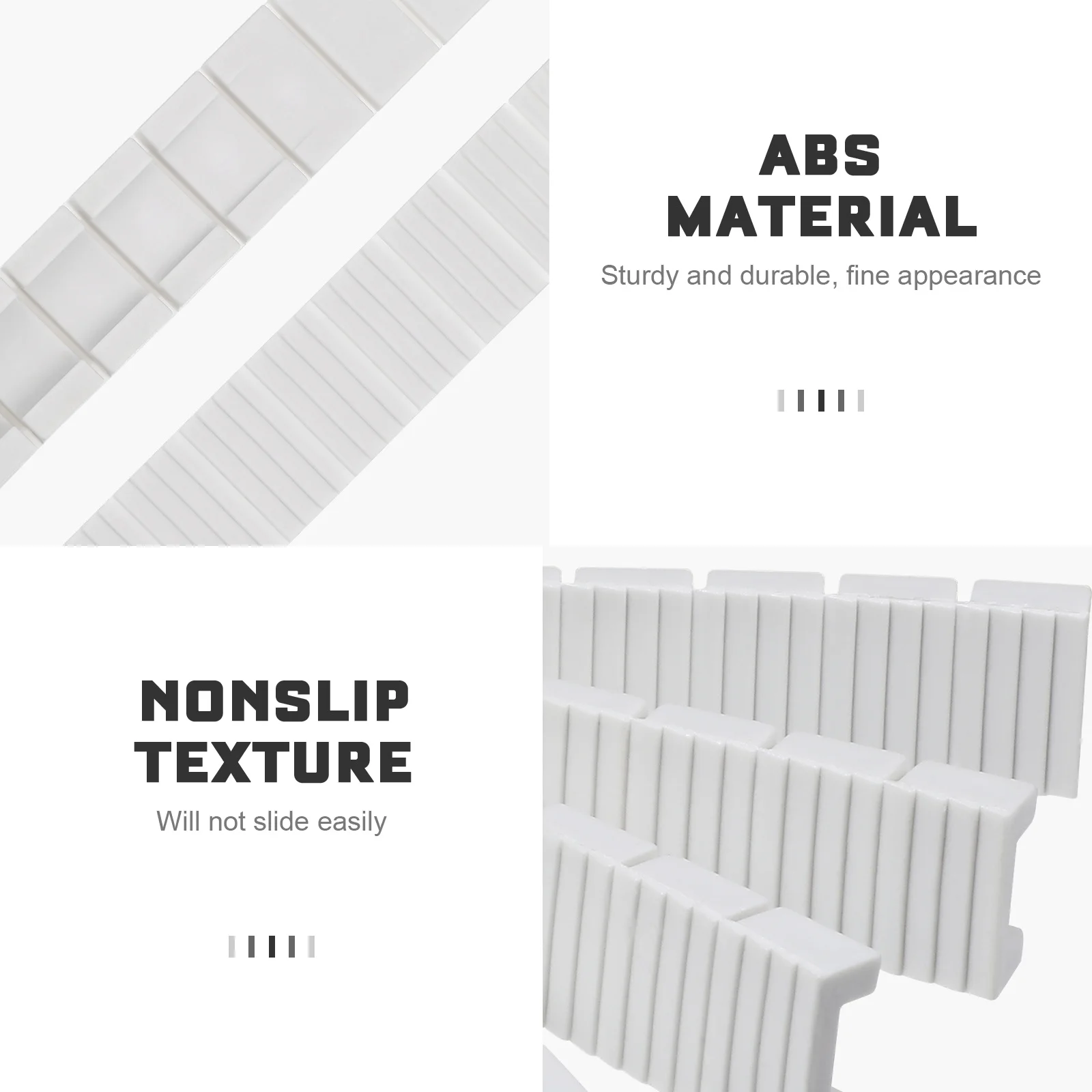 20Pcs Furniture Leveler Shims Plastic Adjustable Anti-Slip Durable Shims for Leveling Furniture Table Cabinet Chair Height