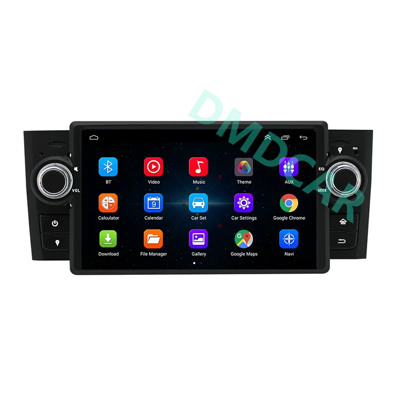 Android Auto Car Radio Central LCD Touch Screen Multimidia Video Player Wireless Carplay For Fiat Grande Punto Linea 2007-2012