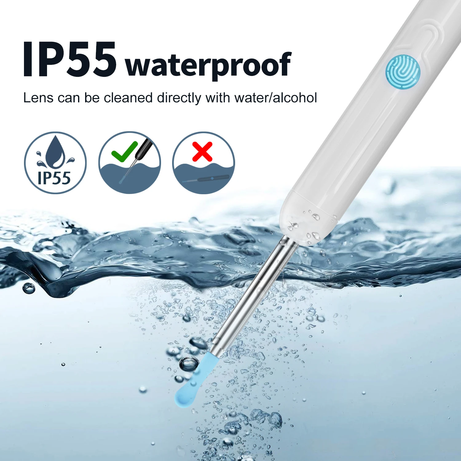 

AI smart visual ear-picking stick, high-definition endoscopy, waterproof design, and intelligent eardrum warning