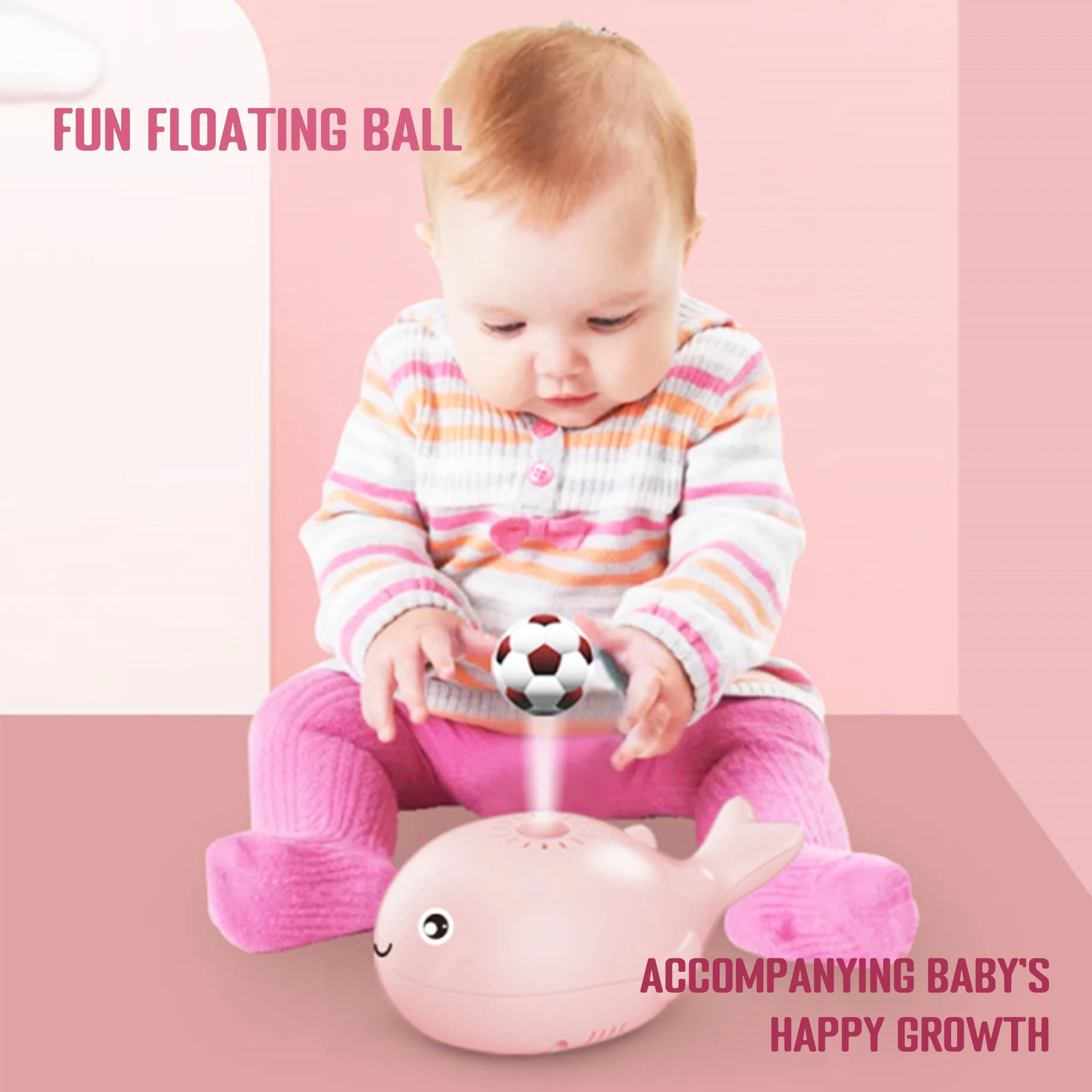 

Puzzle Electric Toys, Fun CHILDREN'S Floating Blowing Ball Cartoon Toys 1pcs
