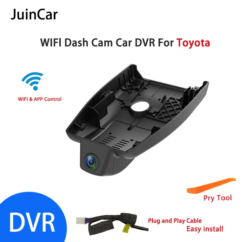 Rejestrator samochodowy 1K 2K 4K Plug And Play Wifi Video Recorder Dash Cam Kamera samochodowa do Toyota CHR IZOA 2017 2018 2019 2020 2021 2022