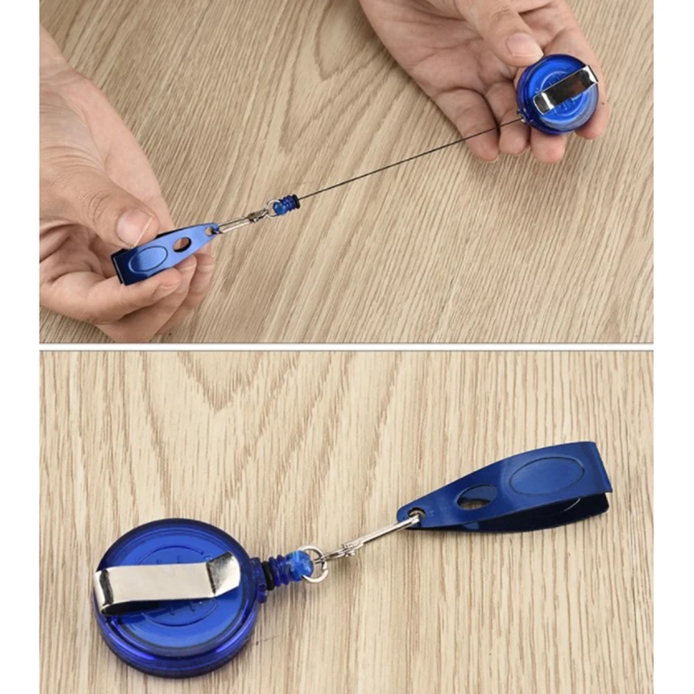 

2Pcs Fishing Line Connectors Cutters Stainless Steel Durable Swivel Design Quick Attachment Rig Lure Snap Supplies Blue