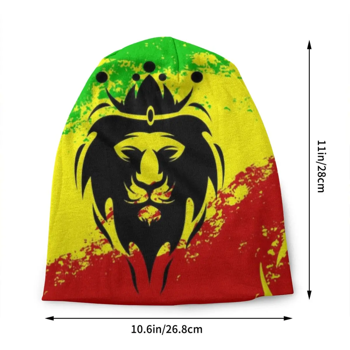 König Löwe Reggae Rasta Flagge Schädel Mützen Mützen Hip Hop Winter warme Männer Frauen Strick mütze Unisex jamaika nischen stolzen Motorhaube Hüte