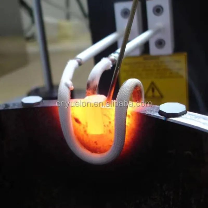 آلة تسخين بمستشعر 7 كيلو وات عالية التردد آلة تسخين حثي عالية التردد، أنبوب نحاسي، معالجة حرارية