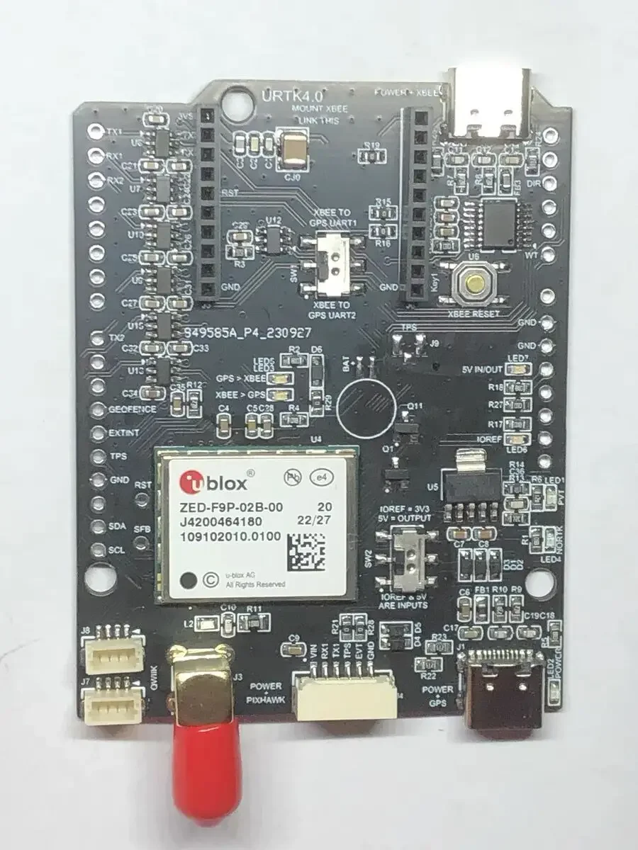 ZED-F9P-02B-00 GNSS High-precision RTK and Heading Board Ublx Simplertk2b Pro