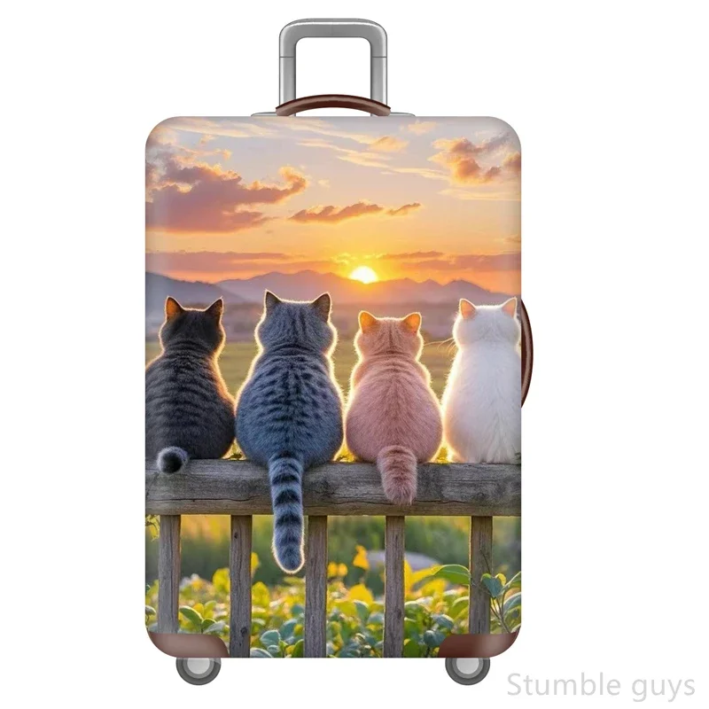 

Durable Washable Stretchy Suitcase Cover Protective Anti-Dust Luggage Sleeve Reliable Travel Accessory