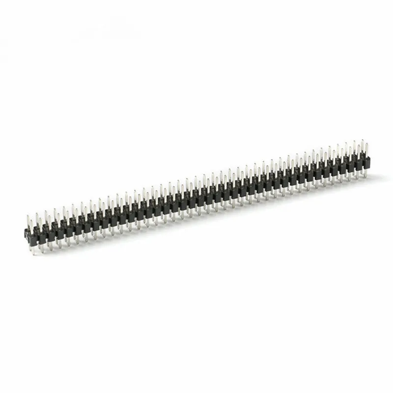 5 pz 2.54MM spaziatura maschio doppia fila Pin Header 2.54 2 x40p 2 x40 Pin dritto 80P