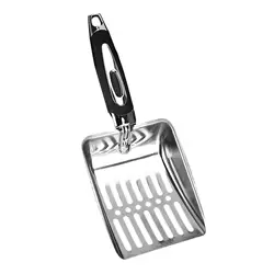 Cat Litter Boxes Stainless Steel Cat Litter Sifter Shovel for Kitty