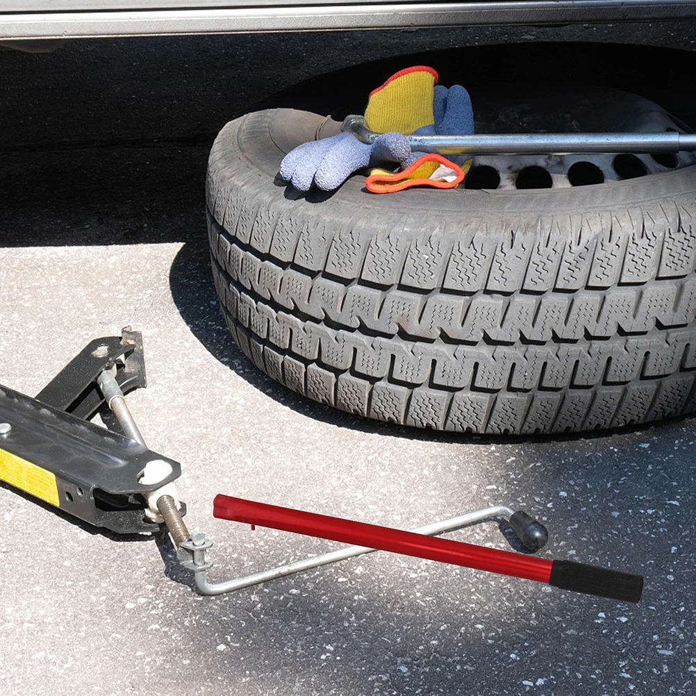 

2Pcs Floor Jack Handle Replacement Steel Rubber Hydraulic Jack Rods Heavy Load Lifting Automotive Workshop Accessories