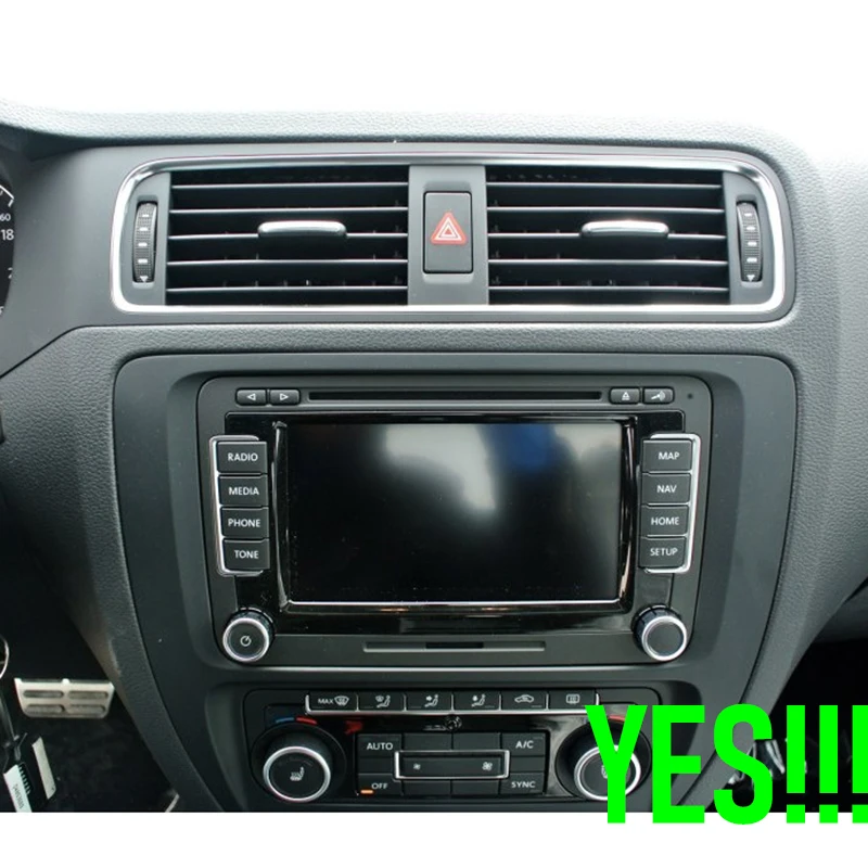 7" 4GB+64GB For VW Sagitar 2005-15 Car Radio Google Map Head Unit GPS Reversing Image Rear Camera Android 15 Auto