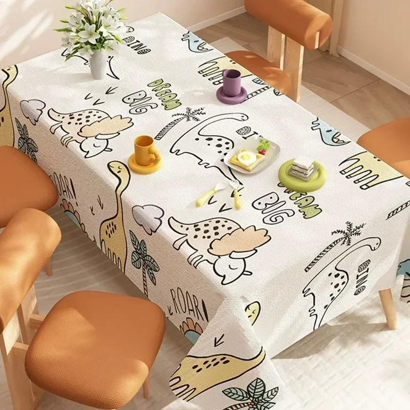 

Nappe rectangulaire personnalisée, couverture de table de dessin animé, adaptée pour grille de table 45 "-50"