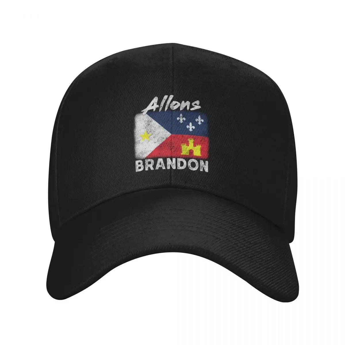 Allons Brandon Louisiana Acadiana Flag American Flag Lets Go Brandon Baseball Cap party Hat Golf Women Caps Men's