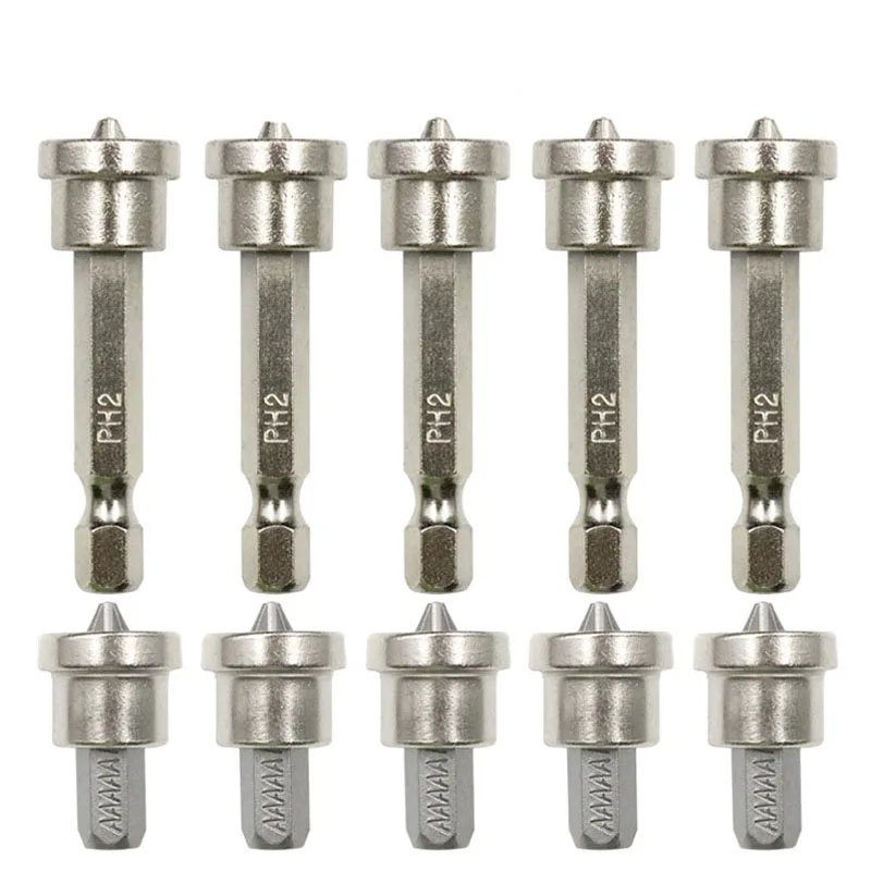 10/5/1Pcs Plasterboard Positioning Screwdriver Bits 1/4inch Hex Shank Screws Locating Batch Head For Woodworking Tools