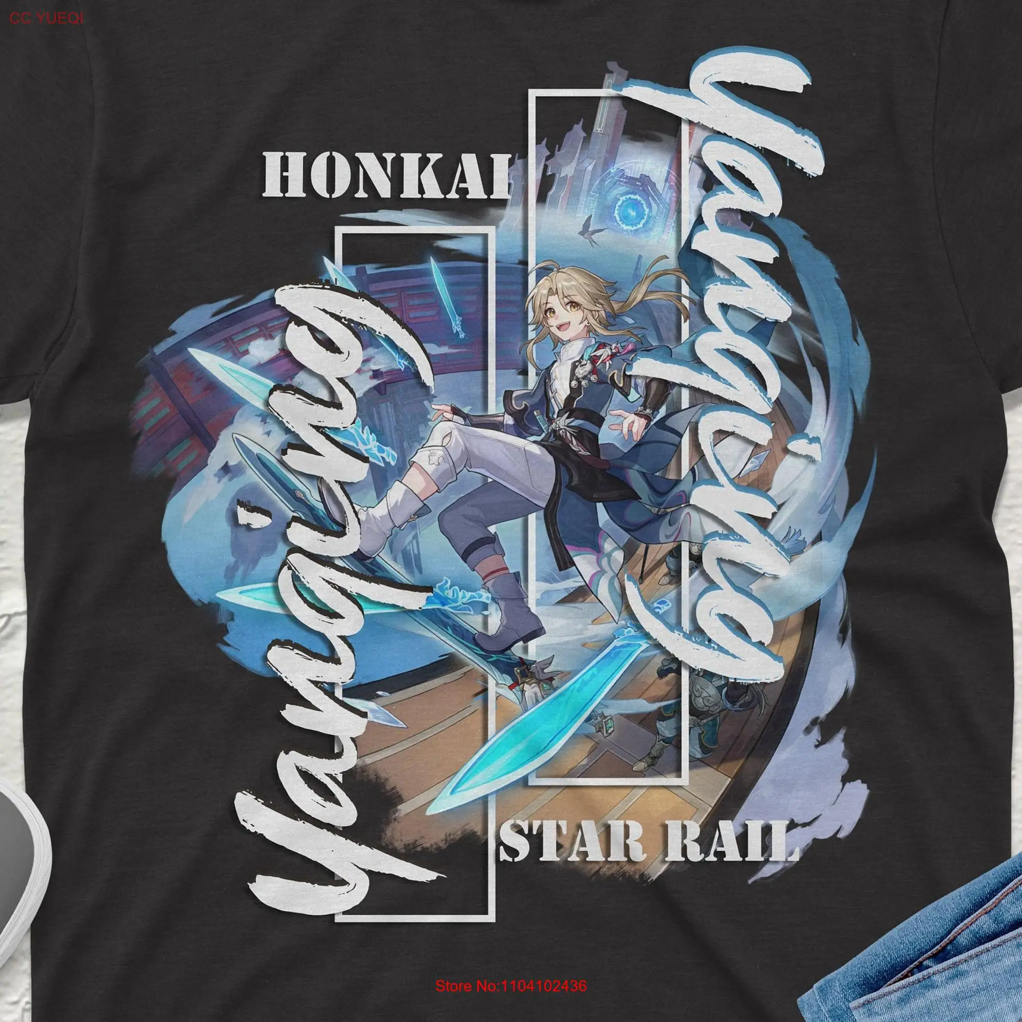 Yanqing Honkai Star Rail T Shirt Premium Quality Apparel with Stunning Designs Perfect for Gamers Anime Enthusiasts