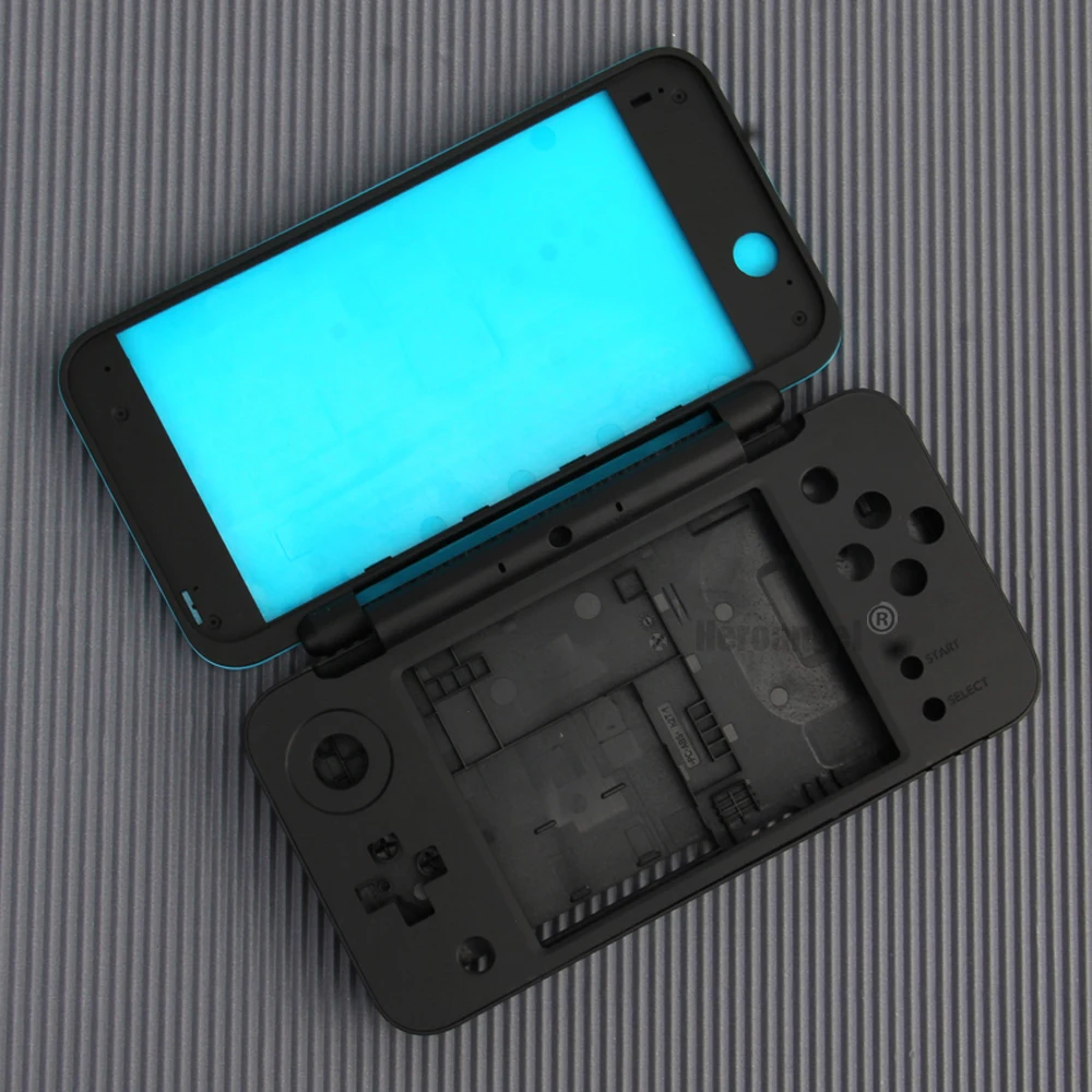 أسود أبيض استبدال الإسكان شل غلاف غلاف لنينتندو جديد 2DS XL LL لعبة وحدة التحكم حامي اكسسوارات