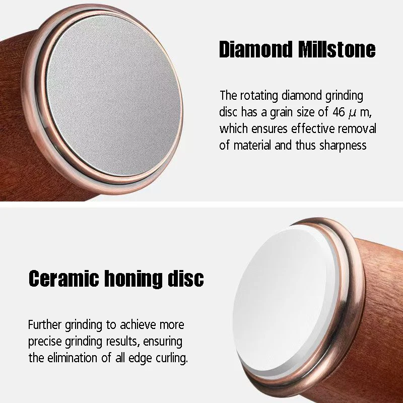 

Professional Roll Sharpener Set Diamond Stone Magnetic Bracket 15 20 Degree Angle Rail Kitchen Tool Accessories