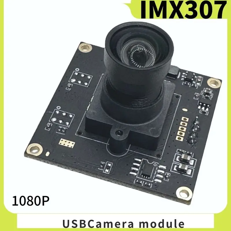 IMX307 USB-модуль камеры 1080P без привода, 60 кадров в секунду, уровень звездного света, низкая освещенность, модуль распознавания лиц