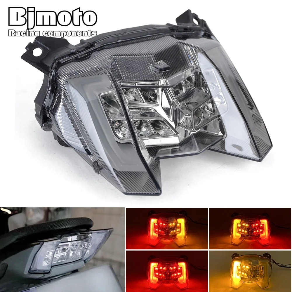 

Integrated Motorcycle LED Tail Light Brake Lamp Turn Signal Light For YAMAHA MT-09 FZ-09 2017 2018 2019 2020 Taillight