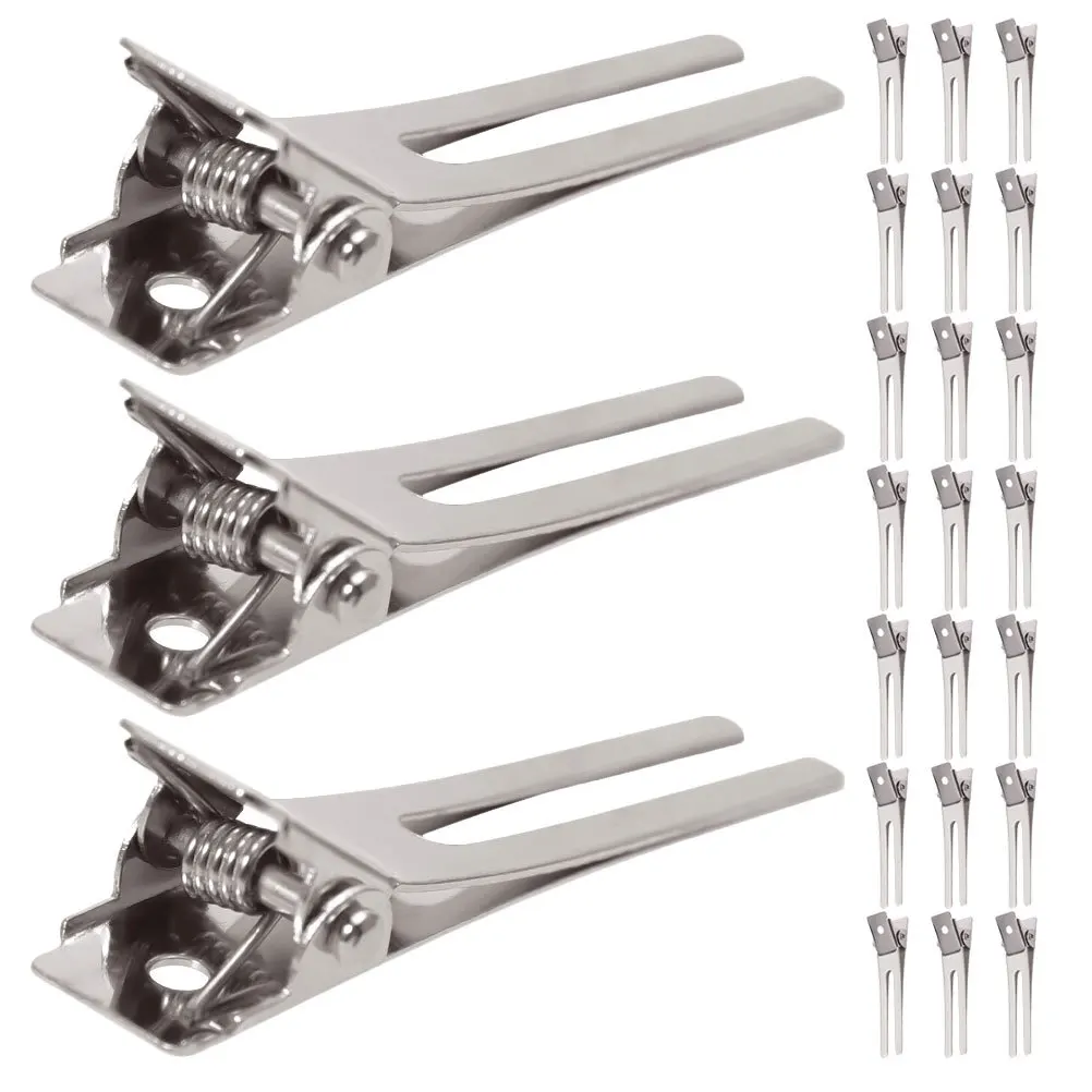 

35Pcs Alligator Hair Clips Metal Non Slip Sectioning Clips Barber Hair Styling Hairdresser Salon Accessories Barber Grips