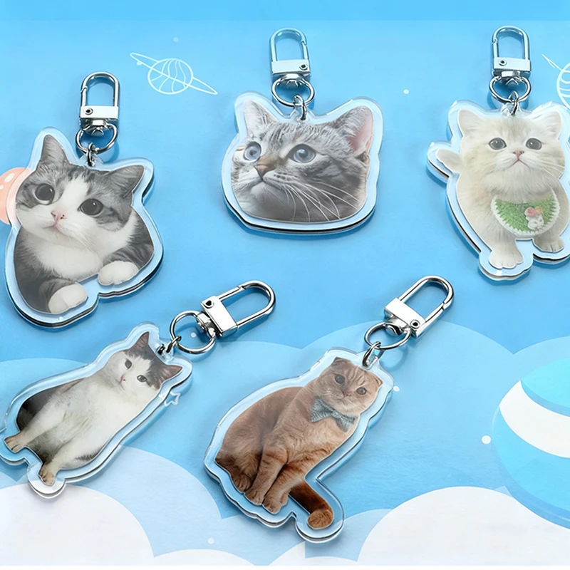 

Акриловая фоторамка с индивидуальным дизайном, подарок на День матери, портрет, персонализированный брелок с изображением животного, милый подарок