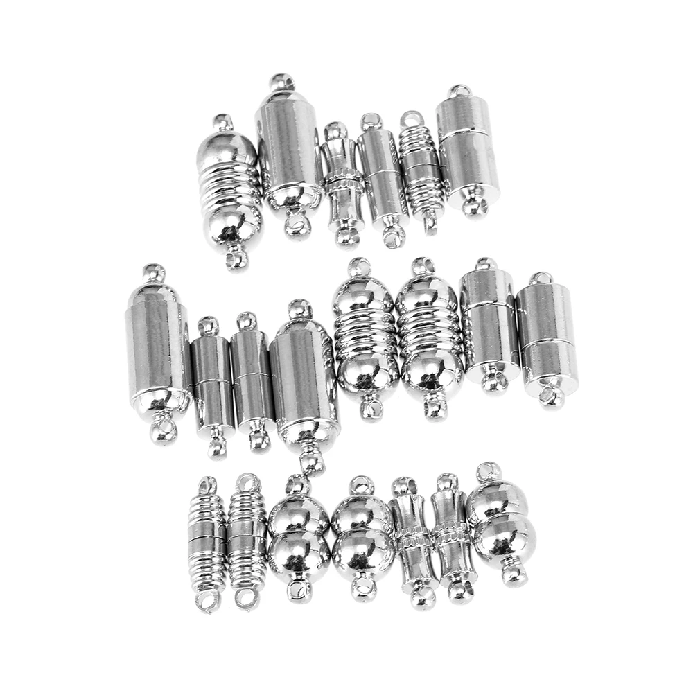 

10 шт./пакет DIY украшения кожаная веревка с пряжкой ожерелье магнитная пряжка магнит ведро браслет пряжка магнит кожаная веревка пряжка Bu