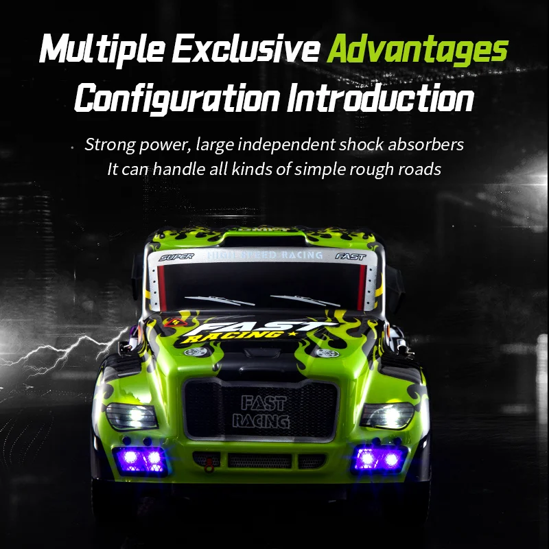 Q131 RC Drift Car 1/16 RC Car 2.4G Radio Control Car 4WD Electric High Speed Off-Road Remote Control Drift Truck for Kids