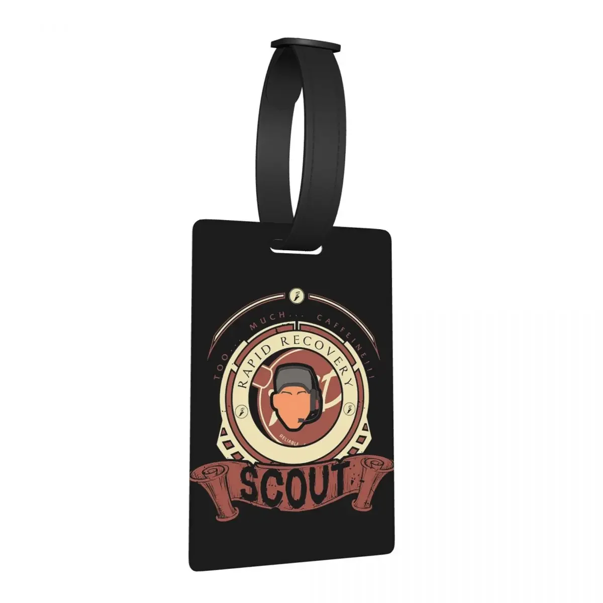 

Scout - Red Team Team Fortress Luggage Tags Suitcase Accessories Travel Cute Baggage Boarding Tag Label Holder ID Name Address